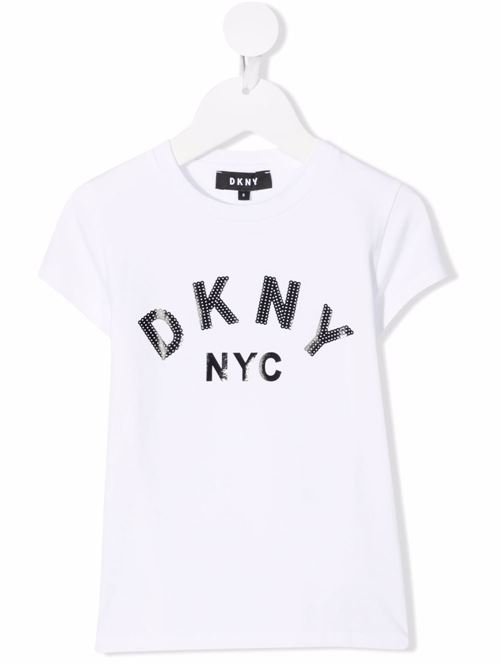 T-shirt con stampa DKNY KIDS | D35R5810B